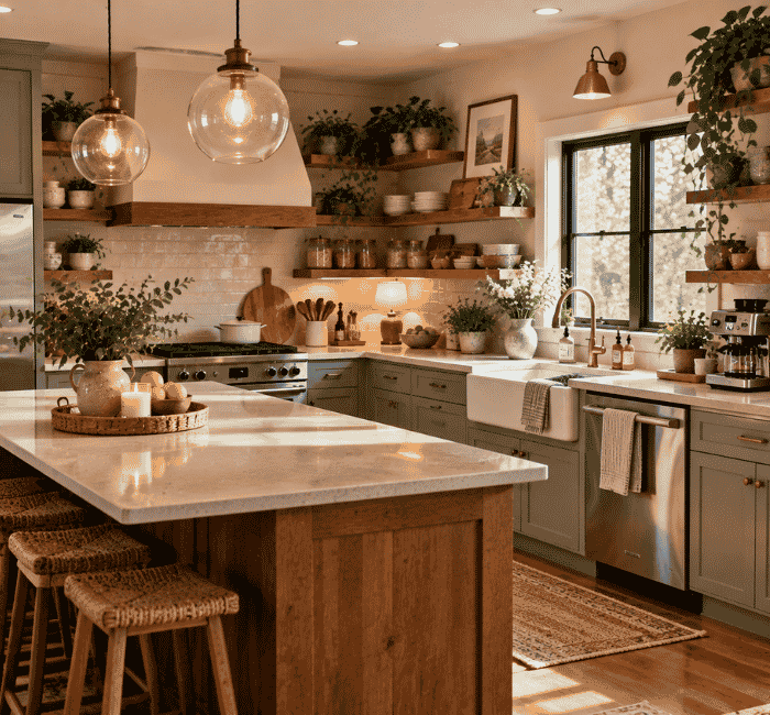 Modern kitchen organization and improvement ideas with stylish home decor and storage solutions